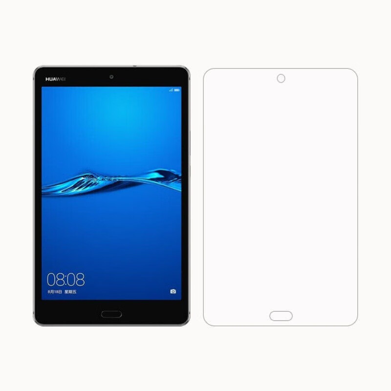 顷盈 华为m3青春版钢化膜cpn-w09全屏高清8英寸al00抗蓝光防摔平板