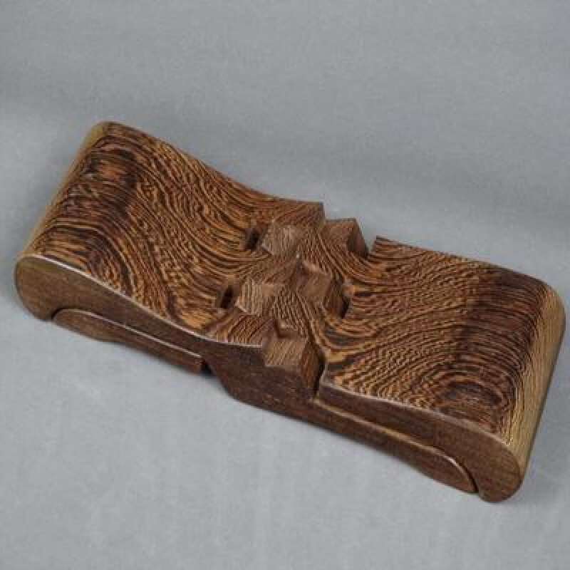 崇缘阁鲁班凳  养生按摩小凳子鲁班凳子折叠实木瞎掰一体无拼接睡枕