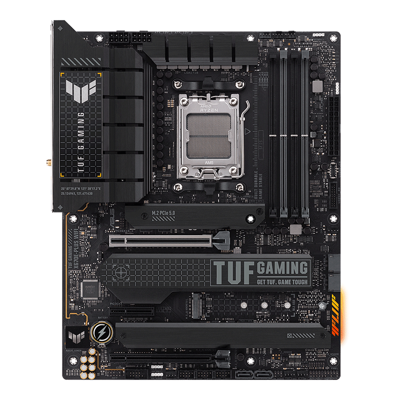 ��˶��ASUS��TUF GAMING X670E-PLUS WIFI���� ֧�� CPU 7950X3D/7900X3D/7800X3D (AMD X670E/socket AM5)