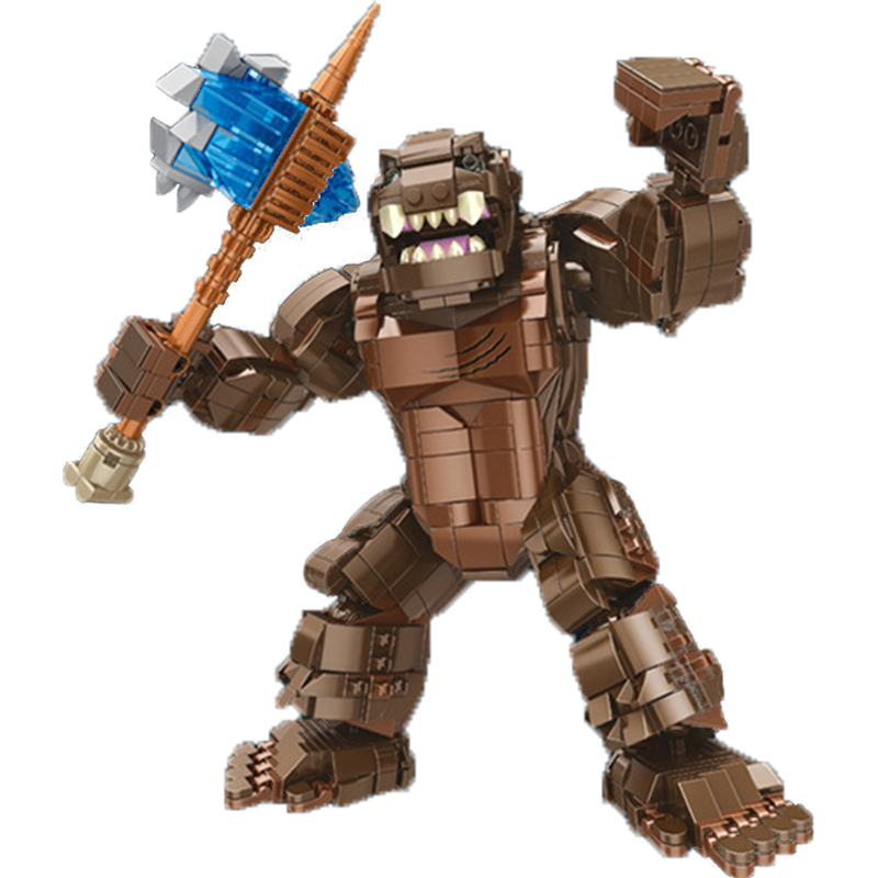 赟娅积木玩具男孩大型机械哥斯拉金刚成人高难度男孩生日礼物 1446颗机械粒哥斯拉