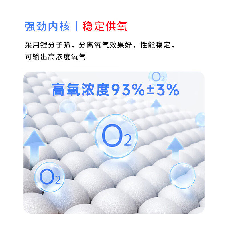 怡和嘉业瑞迈特BMC5L升医用制氧机大流量带雾化慢阻肺老人孕妇家用氧气机提升血氧医疗家庭保健吸氧器 S01 5A