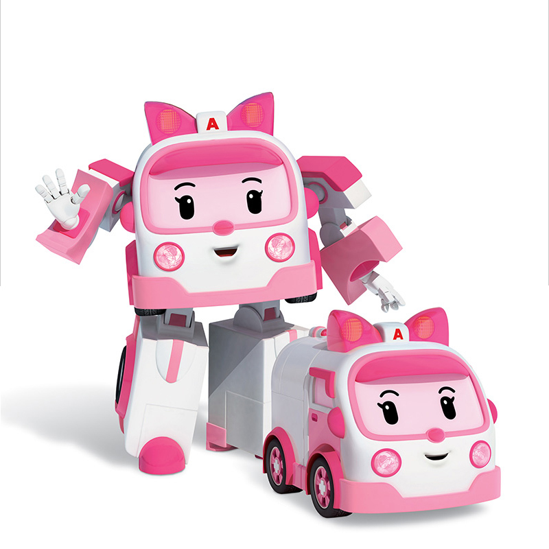 变形·金刚警车珀利 poli变形警车珀利警长海利罗伊马克安巴变形机器