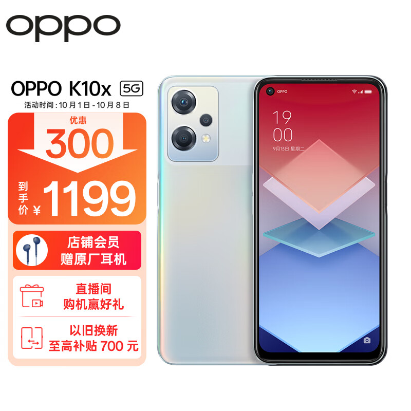 OPPO K10x 极光 8GB+256GB 67W超级闪充 5000mAh长续航 120Hz高帧屏 6400万三摄 高通骁龙695 拍照 5G手机属于什么档次?