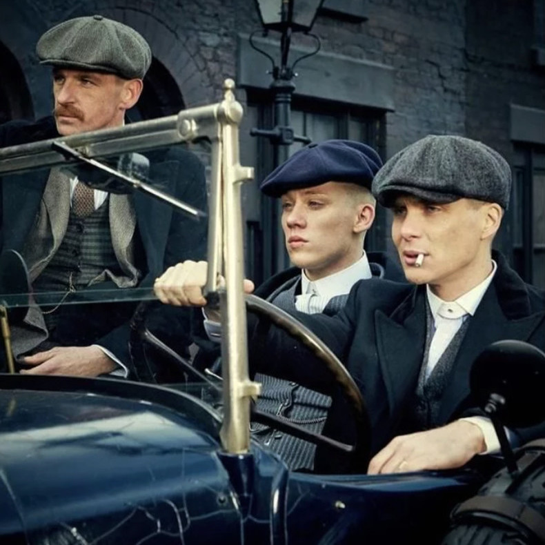 万宏达浴血黑帮羊毛八角帽男剃刀党英伦贝雷帽复古文艺报童帽时尚休闲 棕色 均码 55-58