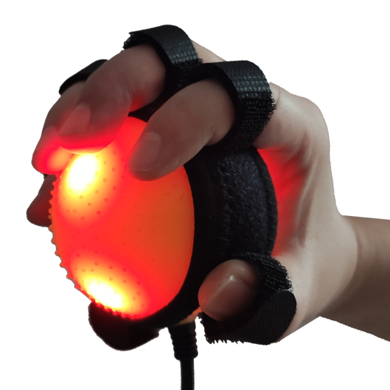 中风偏瘫手指手功能康复训练器材手部电动热敷按摩球握力锻炼 k1(插电