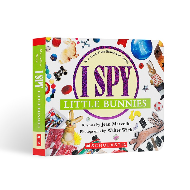 i spy little bunnies 视觉大发现 纸板书 英文原版 美国国家育儿类