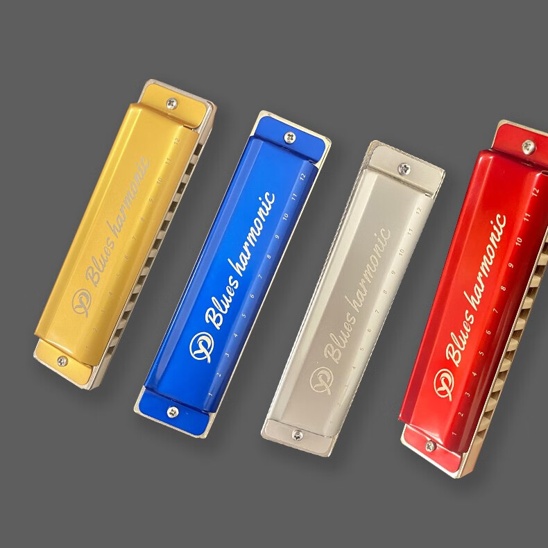 惠利得十二孔布鲁斯口琴口琴 十二孔布鲁斯solo自然流行音阶 降a调