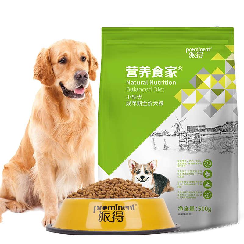 派得 狗粮 小型犬 法斗泰迪比熊柯基 成犬 500g
