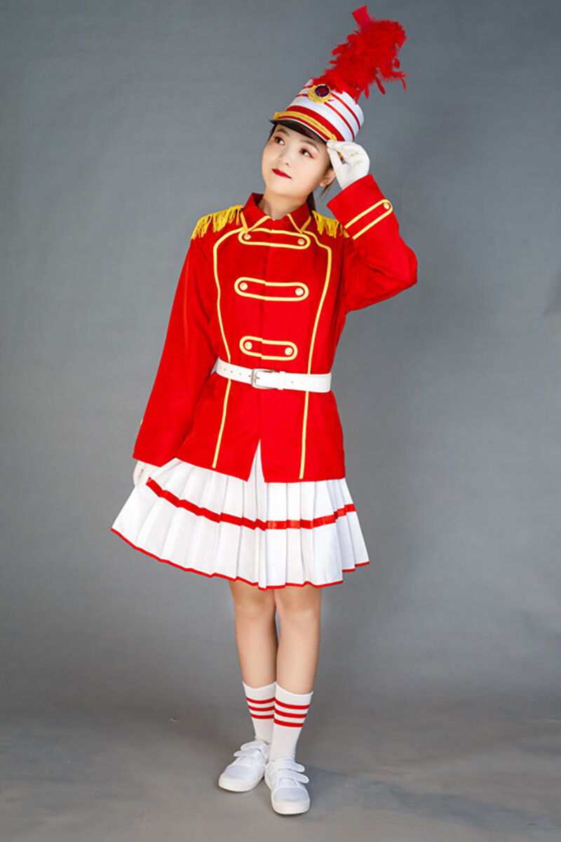 熹趣儿鼓号队服装儿童鼓乐队服小学生鼓号服中学生鼓号服管乐队升旗手