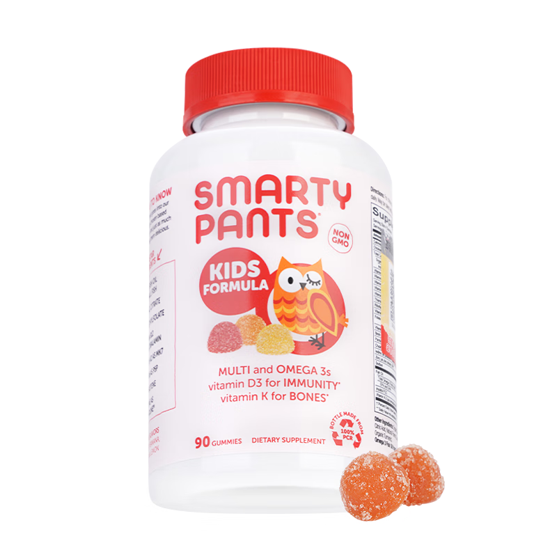 SmartyPants 儿童维生素DHA软糖 樱桃味 120粒