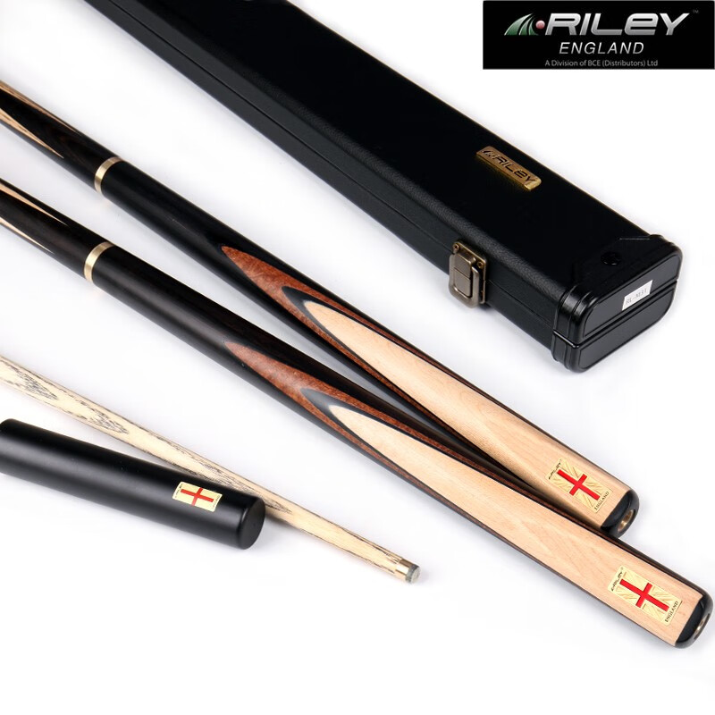 riley莱利riley台球杆英式斯诺克中式黑八国标台球杆小头16彩黑8桌