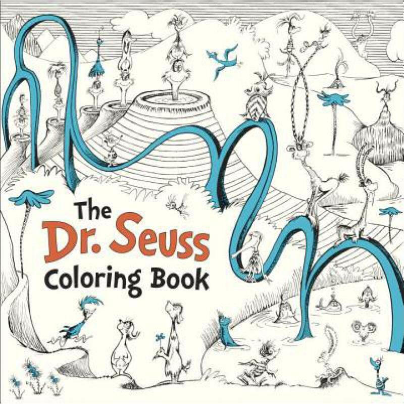 seuss coloring book 英文原版 苏斯博士