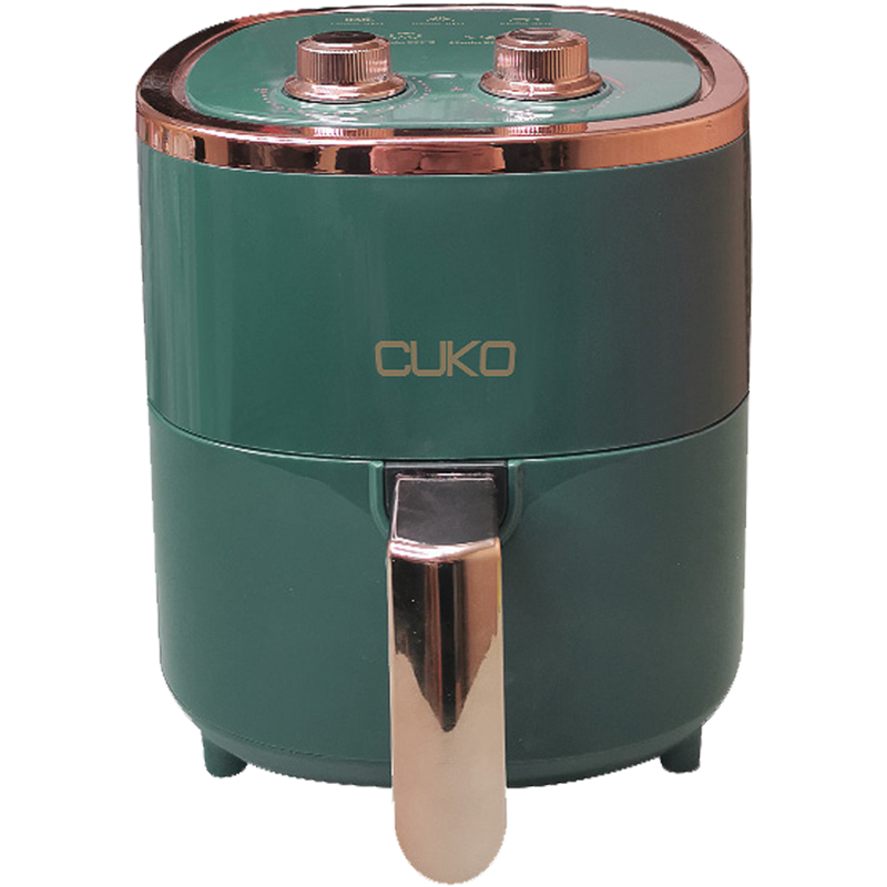 库可（CUKO）空气炸锅家用干炸锅多功能无油智能电炸锅 双旋钮款