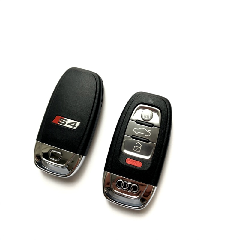 适用于 奥迪r智能钥匙壳 奥迪s4 s5 s6 sq5 s7 s8 rs7钥匙外壳 带寻车