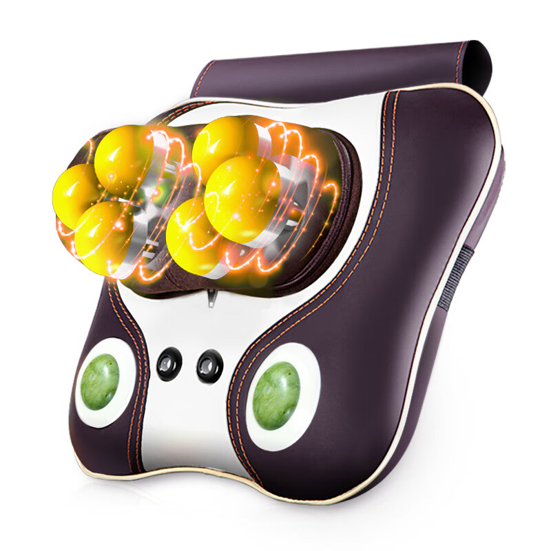 肩颈颈椎按摩器颈部腰部家用多功能全身电动按摩靠枕靠垫 叩击靠枕