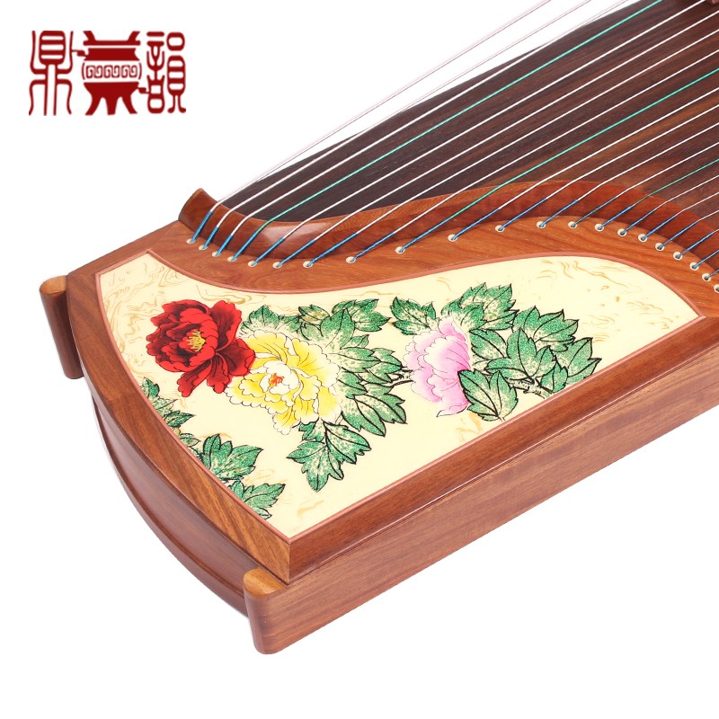 鼎韵上海鼎韵古筝903-hc花贵赤情花梨考级演奏古筝琴