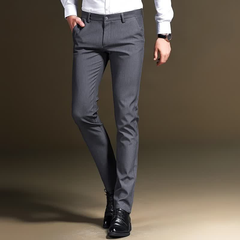 利郎休闲裤男春夏季免烫韩版修身西服裤商务正装上班潮流百搭薄款西裤