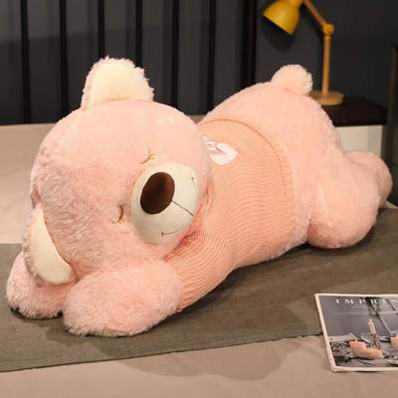 礼莎大熊玩偶大号泰迪熊公仔布娃娃抱抱熊猫抱枕陪睡安抚女友生日礼物 樱花粉-眯眼睡梦熊 【适合儿童】80cm使用感如何?