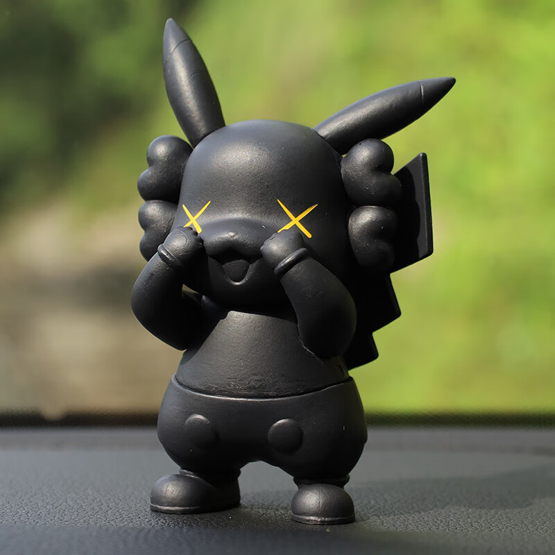 澳颜莱汽车摆件网红可爱皮卡丘系列车载中控台办公桌小公仔男女款装饰