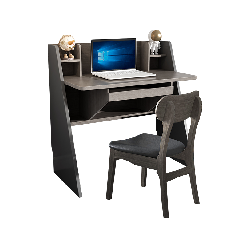 特伦顿 书桌 北欧现代简约电脑桌学习桌经济型学生书桌 电脑桌+椅子