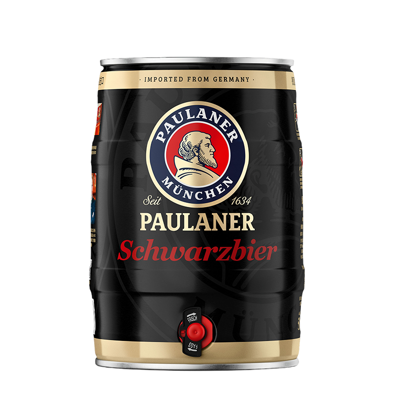 保拉纳（PAULANER 柏龙）黑啤酒12.5度 5L*1桶装 德国进口