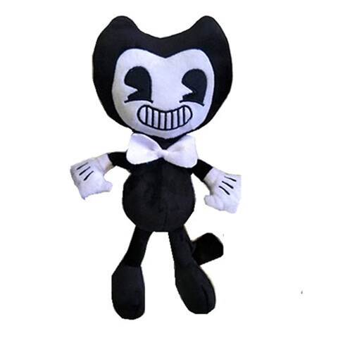 贝木惠(beimuhui)班迪与墨水机器公仔毛毛绒玩偶玩具人偶惊悚bendy