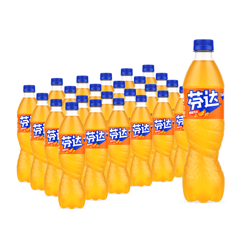 Fanta 芬达 汽水 橙味 500ml*24瓶