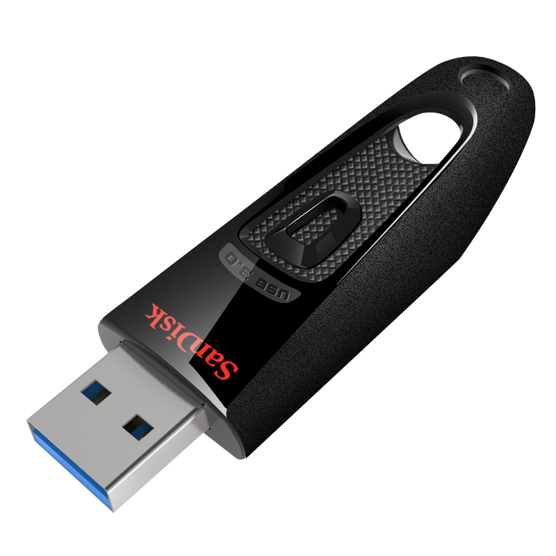 SanDisk 闪迪 至尊高速系列 CZ48 USB 3.0 闪存U盘 黑色 64GB USB