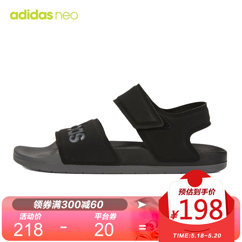 adidas阿迪达斯NEO男女鞋运动休闲凉鞋沙滩鞋 F35416 FY8649 42