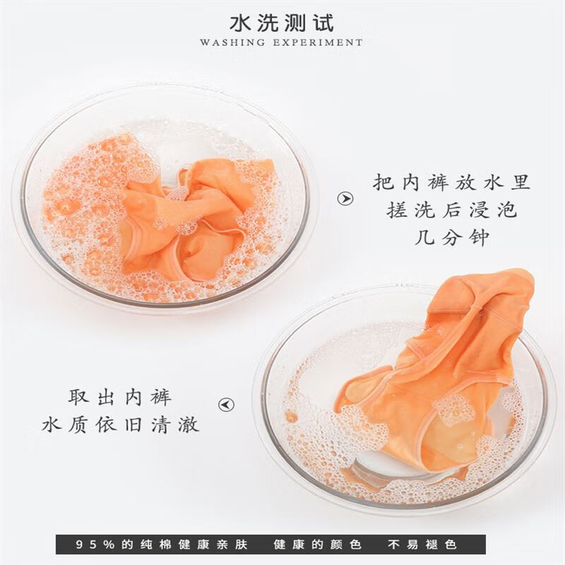 高腰内裤女大码胖mm透气纯棉收腹提臀95棉红色本命年妈妈三角裤头 肤色+紫色+虾色+灰色+红色 5条 3XL 【150-170斤】