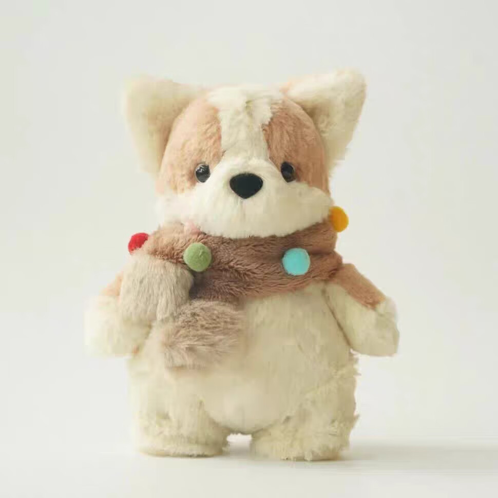 捷迈怪力大福可爱cookle曲奇小狗柯基毛绒玩具可爱柔软毛 20c·m柯基