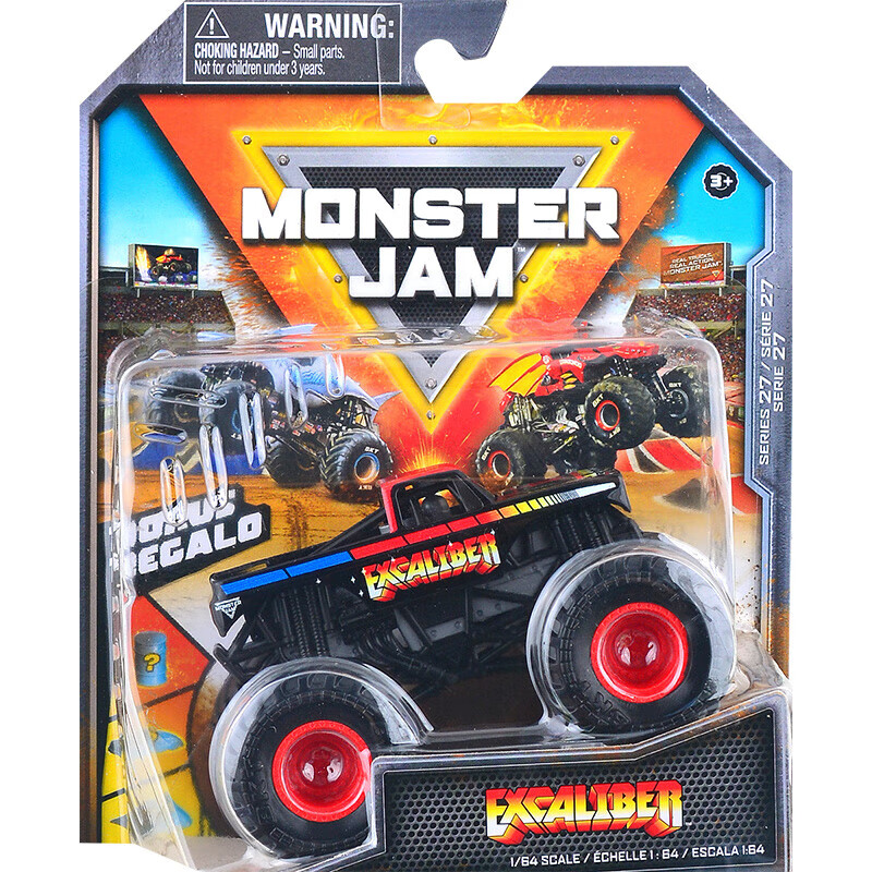 哈特纶怪兽小卡车疯狂大脚车 合金玩具车男孩越野车怪兽小汽车儿童 sj