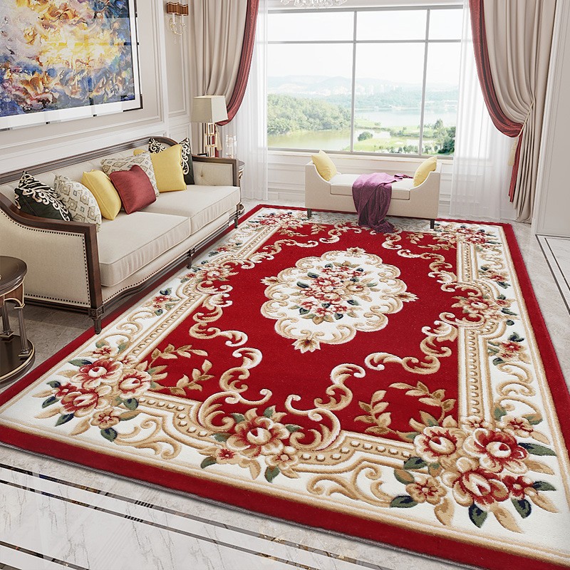 东升（DONG SHENG） 欧式新西兰羊毛涤纶混纺地毯客厅沙发茶几毯立体雕花卧室床边毯 019121 3.0x4.0米 适合组合沙发