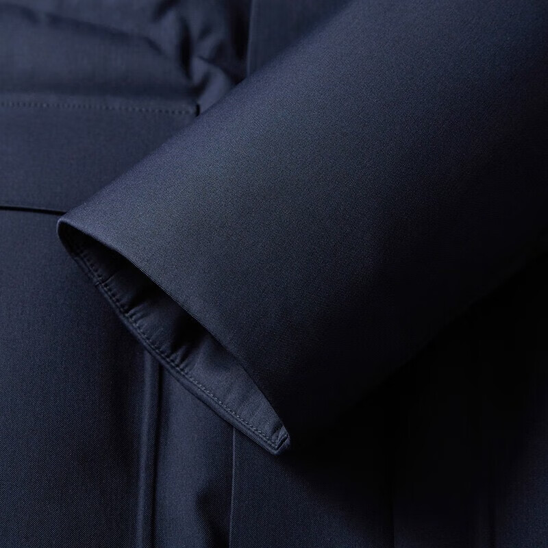 红豆羽绒服男【高充绒量】中长款90鸭绒压胶连帽厚实保暖外套男 S5火山灰 2XL 180/104B