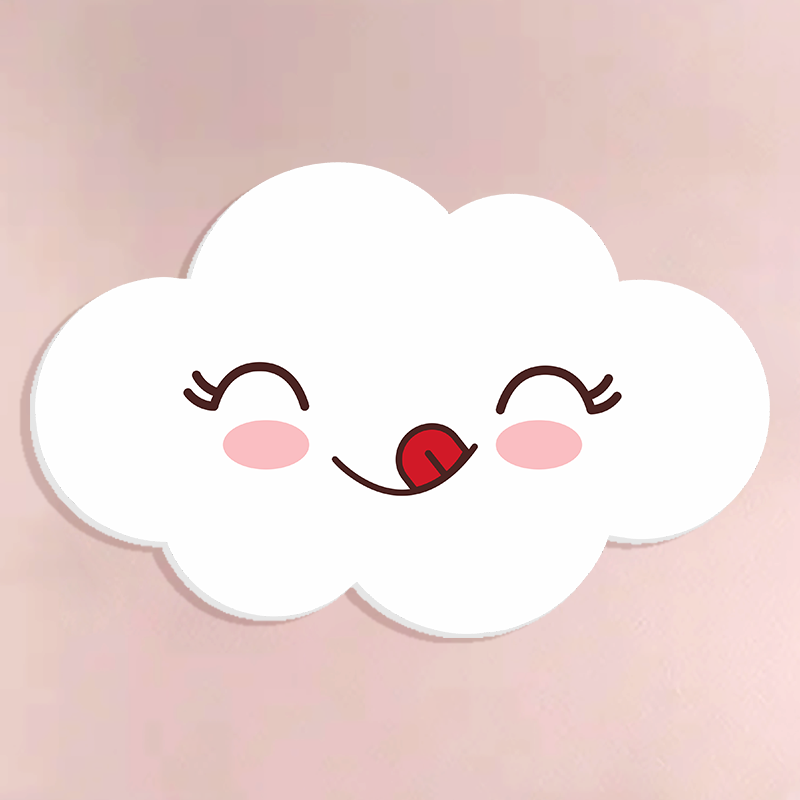 装饰遮丑天花板墙面改造贴 墙贴墙上立体屋顶贴纸补洞神器 小白云1 中