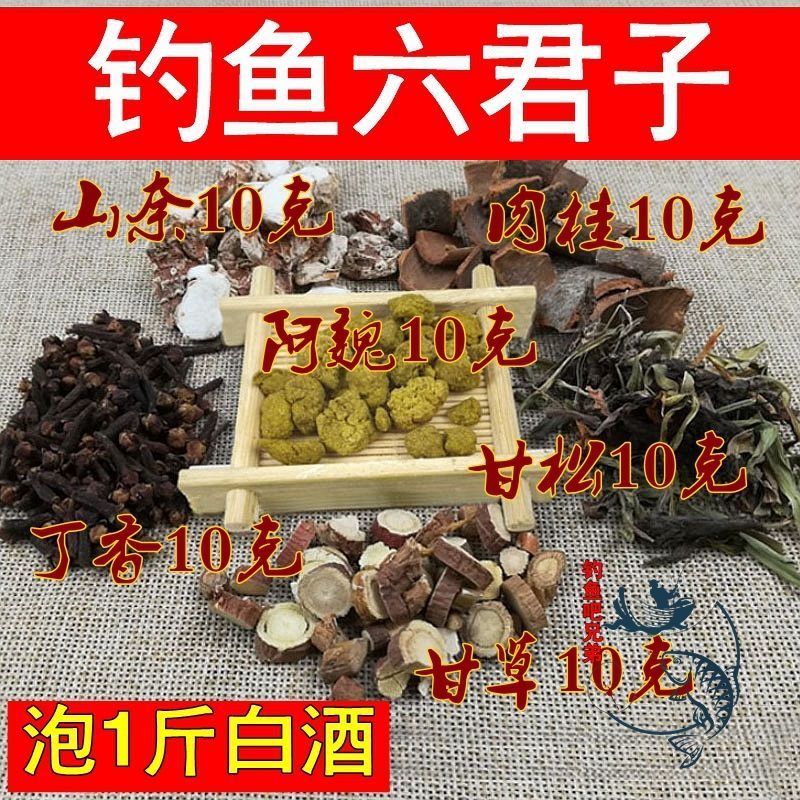铭汇通钓鱼药酒药材钓鱼鱼饵钓鱼配方材 新疆臭阿魏 药酒甘松 六君子