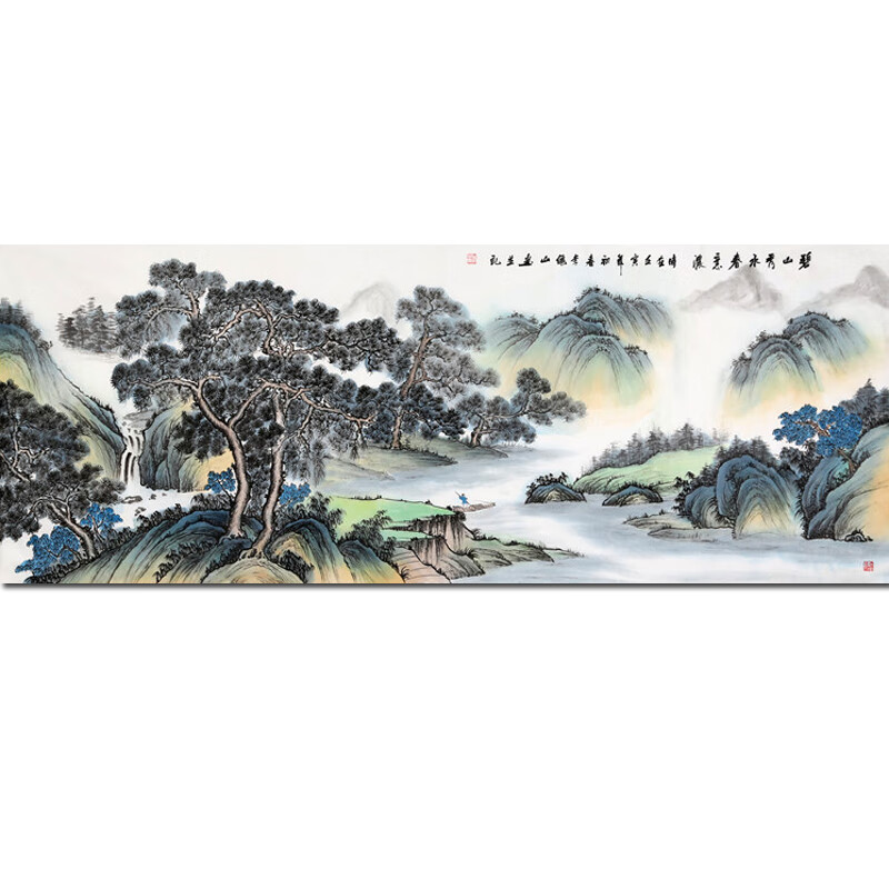 李仙山亲笔手绘精品山水画真迹名人字画书法艺术品拍卖水墨画国画
