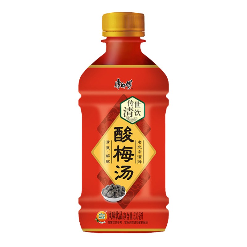 康师傅茶饮料330ml迷你小瓶装 夏季饮料饮品 陈皮酸梅汤330ml