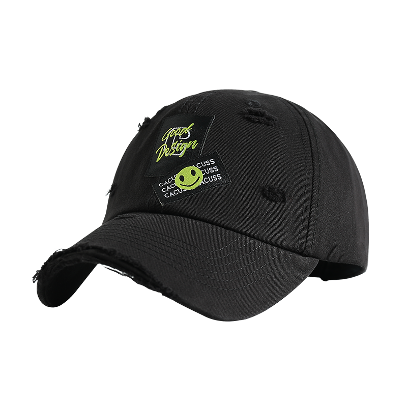 CACUSS棒球帽男秋季新款四季通用软顶鸭舌帽BQ220616黑色-价格历史走势&购买指南