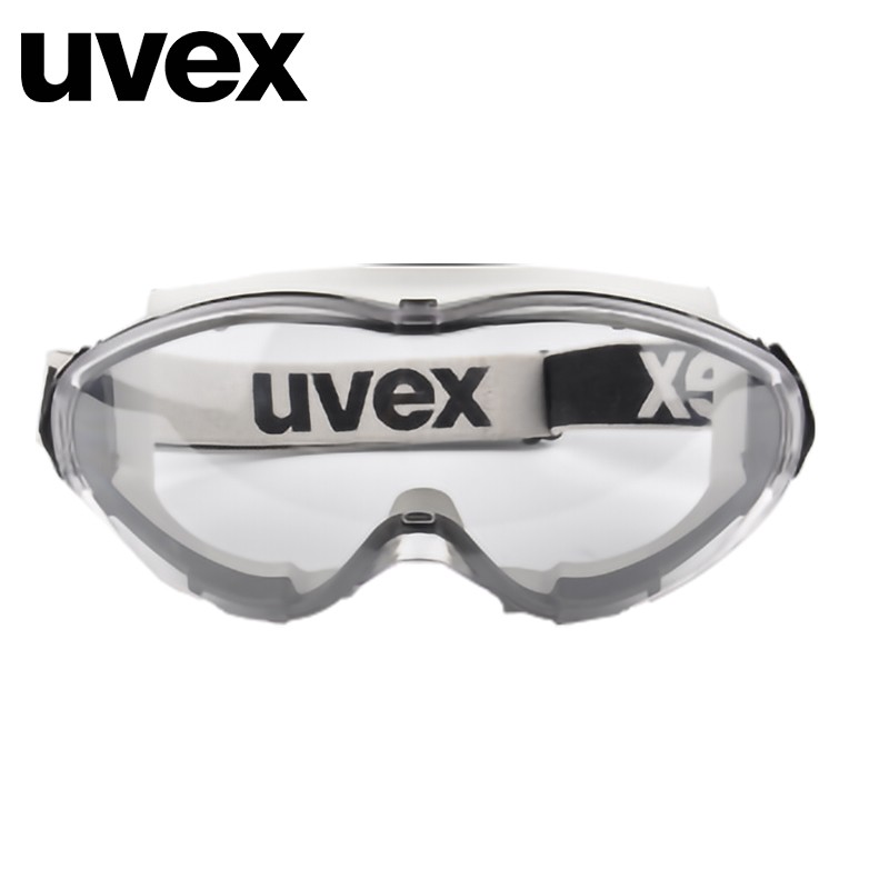 uvex优唯斯 9002285护目镜运动款防雾防刮防冲击防溅射安全眼罩 灰色 1副
