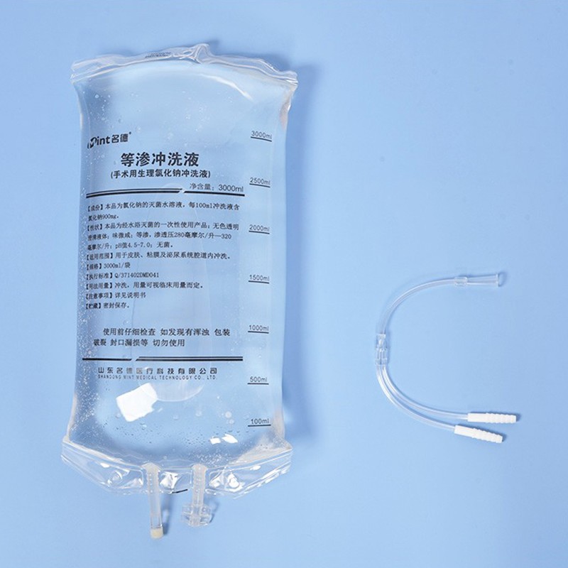 等渗冲洗液 手术用生理氯化钠水溶液 皮肤黏膜清洗盐水 1袋*3000ml