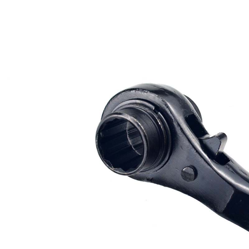 台优梅花双头多功能尖尾棘轮扳手双向套筒快动自动板手快速扳手多用省