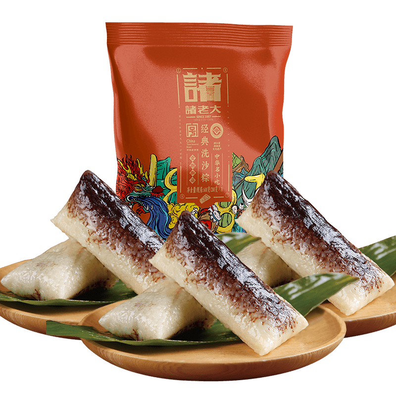 传统美食|中华老字号“诸老大”经典洗沙粽价格及评测|京东怎么显示粽子历史价格