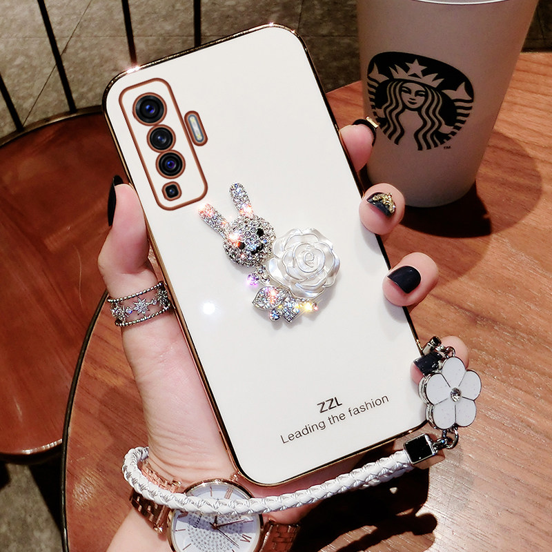 豆图 vivox50pro手机壳女款个性创意防摔软硅胶x50纯色时尚新款潮牌网