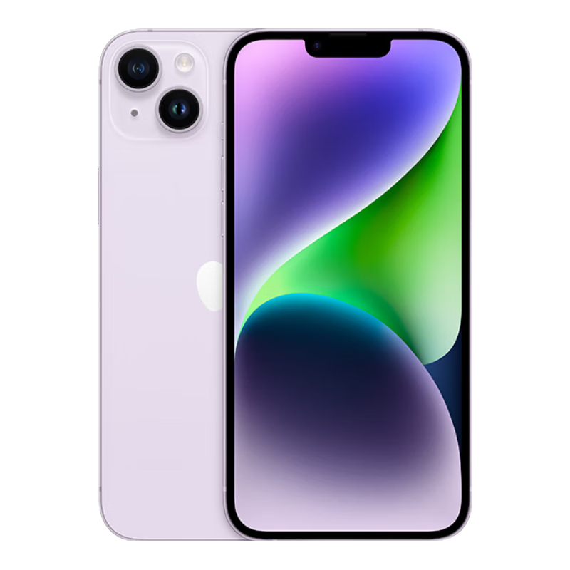 【8成新】Apple iPhone 14 Plus (A2888) 256GB 紫色 支持移动联通电信5G 双卡双待手机