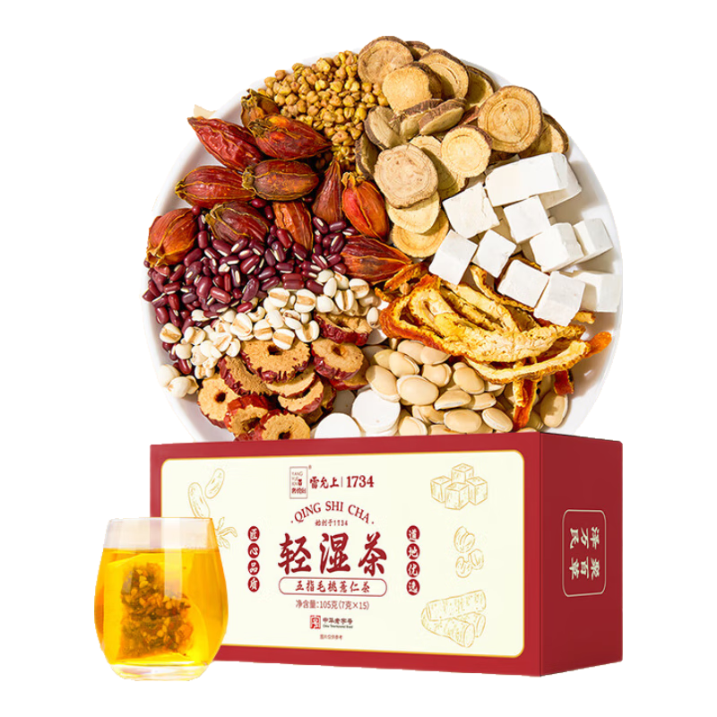雷允上 五指毛桃薏仁茶 105g（7g*15）輕濕茶養(yǎng)生茶包久坐熬夜養(yǎng)生茶
