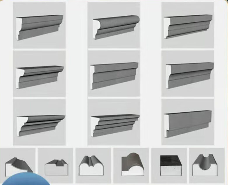 扑哩扑剌外墙装饰线条泡沫窗套柱grc浮雕梁托回纹别墅 墅定制构件