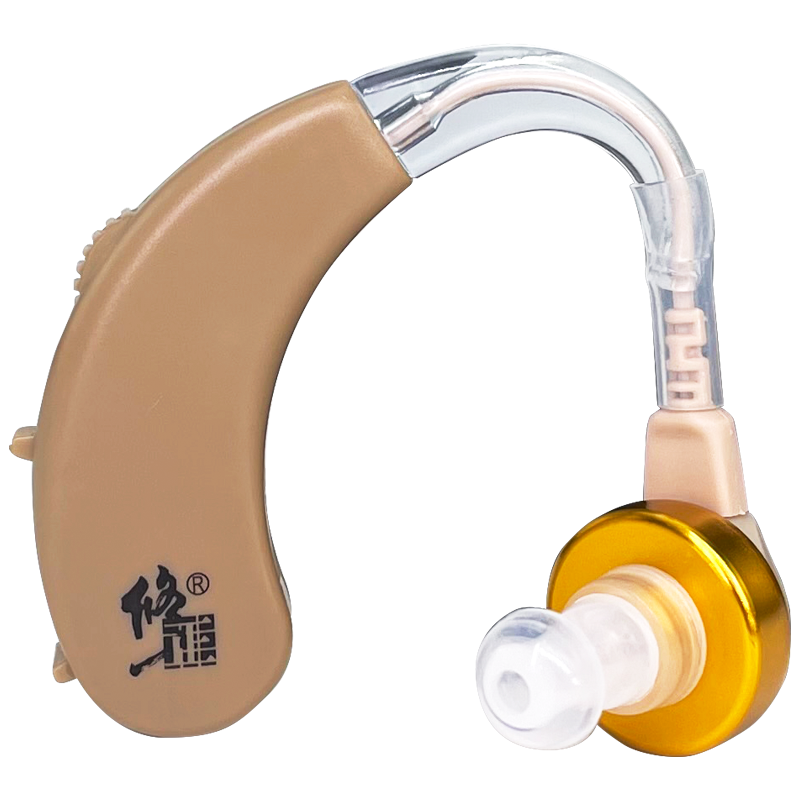 修正新款助听器老人专用耳聋耳背老年人耳背式重度声音放大器无噪音双耳 单耳