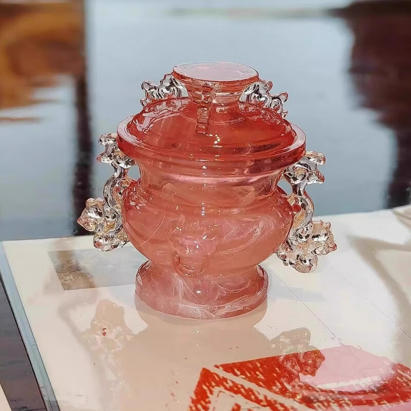 南京博物馆文创冰箱贴芙蓉石蟠螭小粉炉 芙蓉石蟠螭小粉炉【1个】