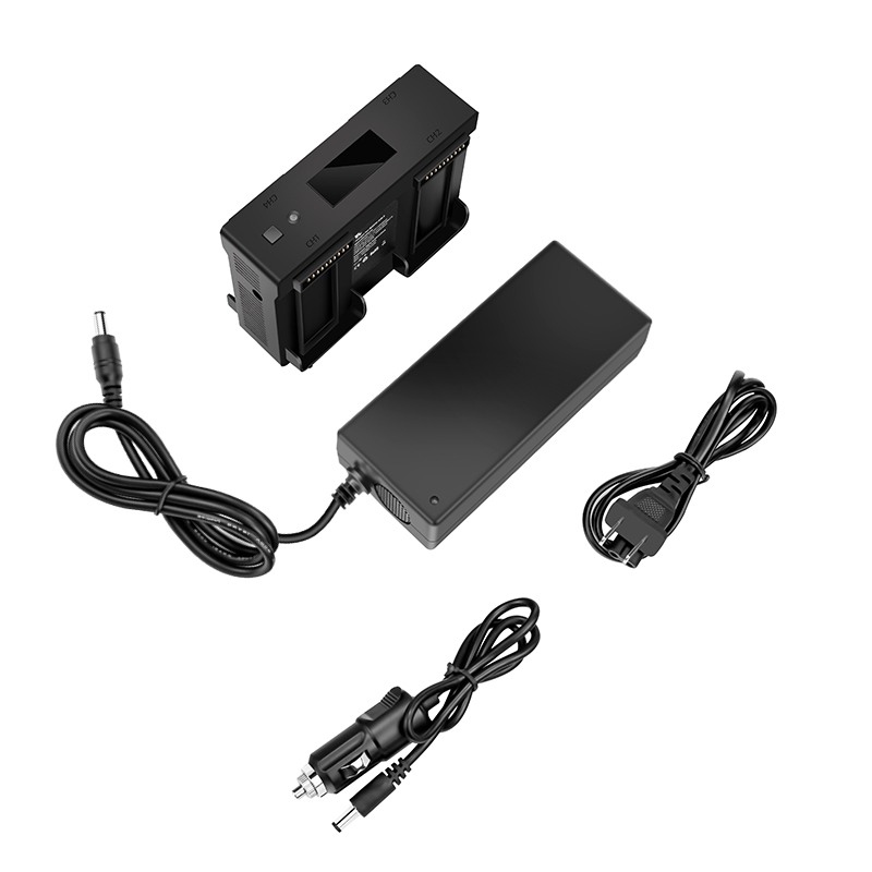 适用大疆御mavic air 2/air 2s 多功能充电器 电池保养数显车充快充无